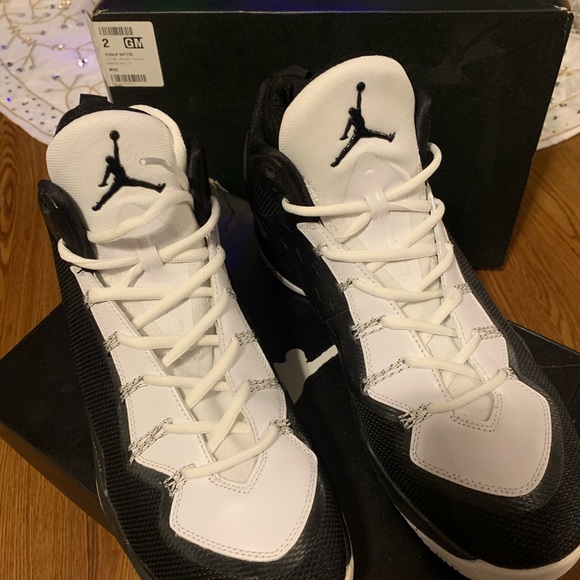 Air Jordan Super.Fly 2 PO / Wht & Blk , excellent condition - Picture 2 of 6